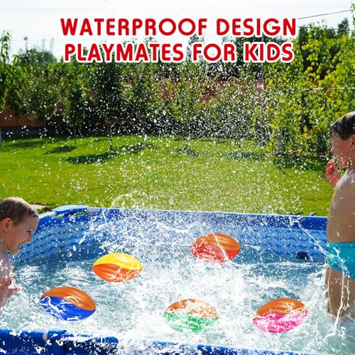 Image of Jerify 12 Pcs Mini Footballs for Kids Spiral Foam Football Bulk 5 Inch Soft Small Waterproof Foam Ball Sports Birthday Toddler Football for Indoor and Outdoor Game(Festive Color)