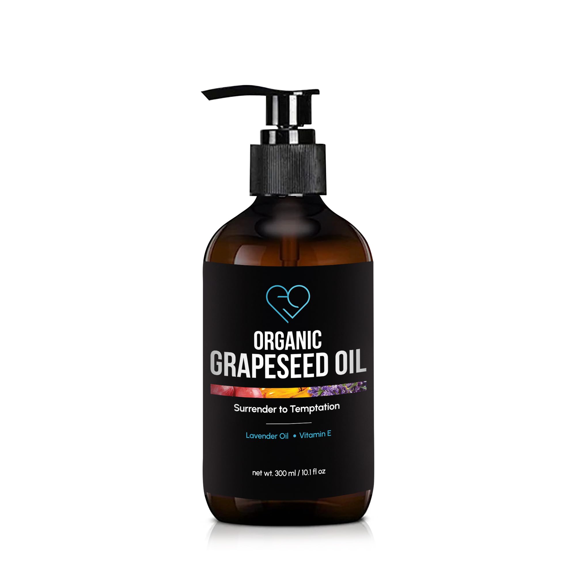 Aceite de Masaje de Pepita de Uva Eco, Lavanda y Vitamina E, 300ml