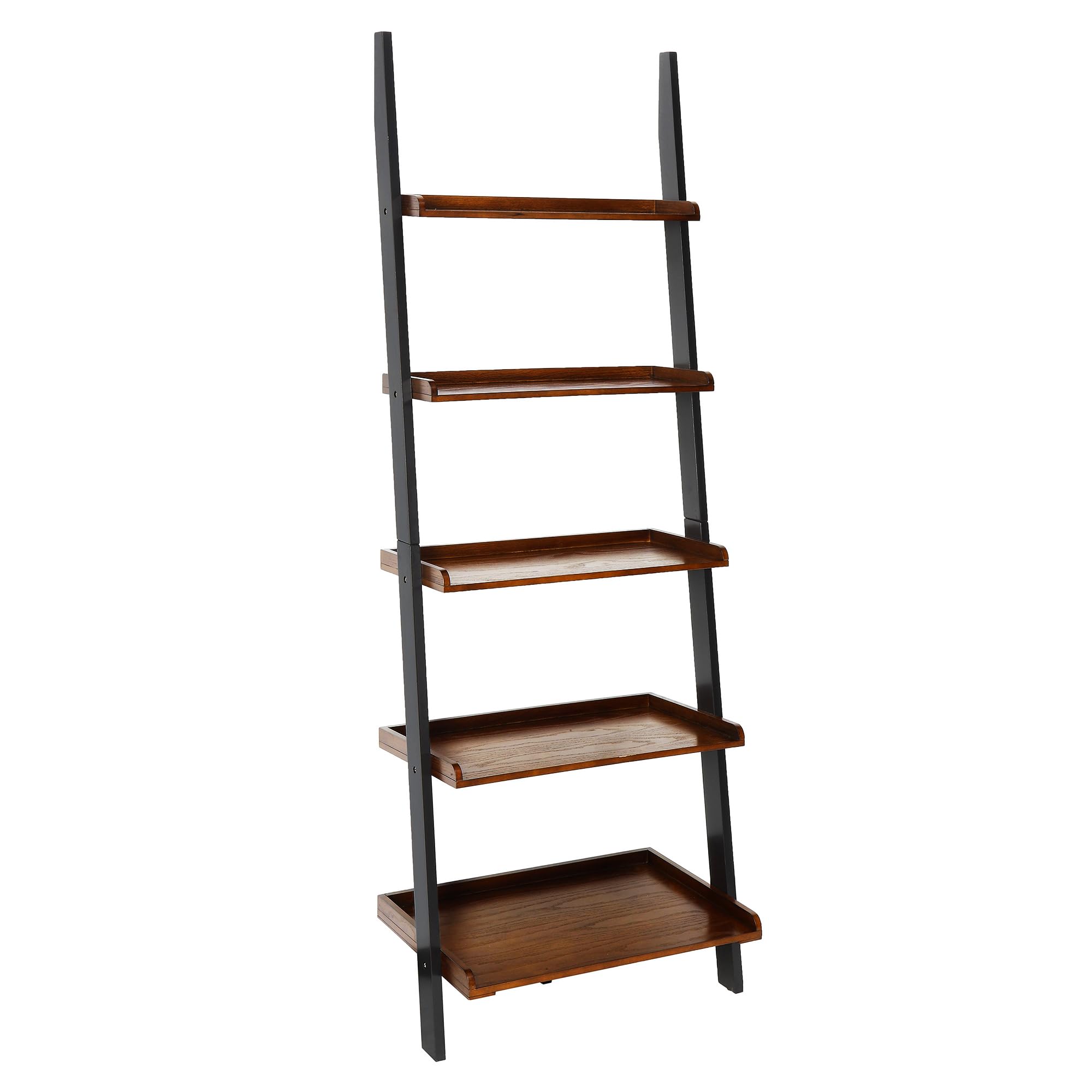 Convenience Concepts French Country Ladder Bookshelf 25" - Classic Living Room Bookcase for Traditional, Modern Office, Family Room & Home Office,