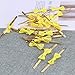 Hemoton Sealing Ties Tie Bow 100pcs Yellow Baking Packing Ribbon Candy Bag Packing Festive Elegant