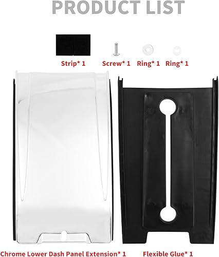 Miniatura 3 de HDBUBALUS Extensión de panel inferior de motocicleta para Harley Softail FXST FLST 2000-2017 Cromo