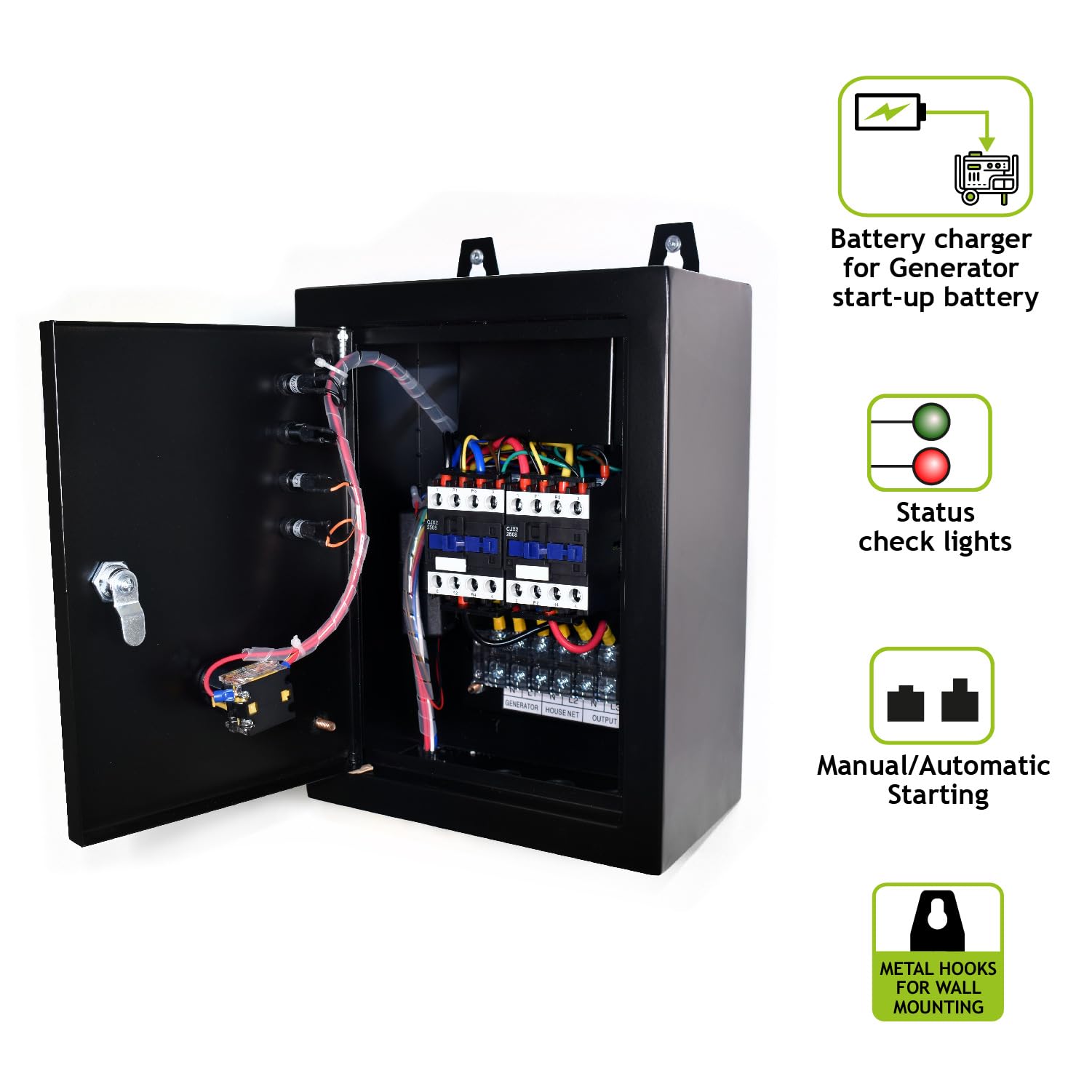 ATS dla Generatora na Benzyne 4200VA - 9200VA System Elektrycznego/Automatycznego Rozruchu