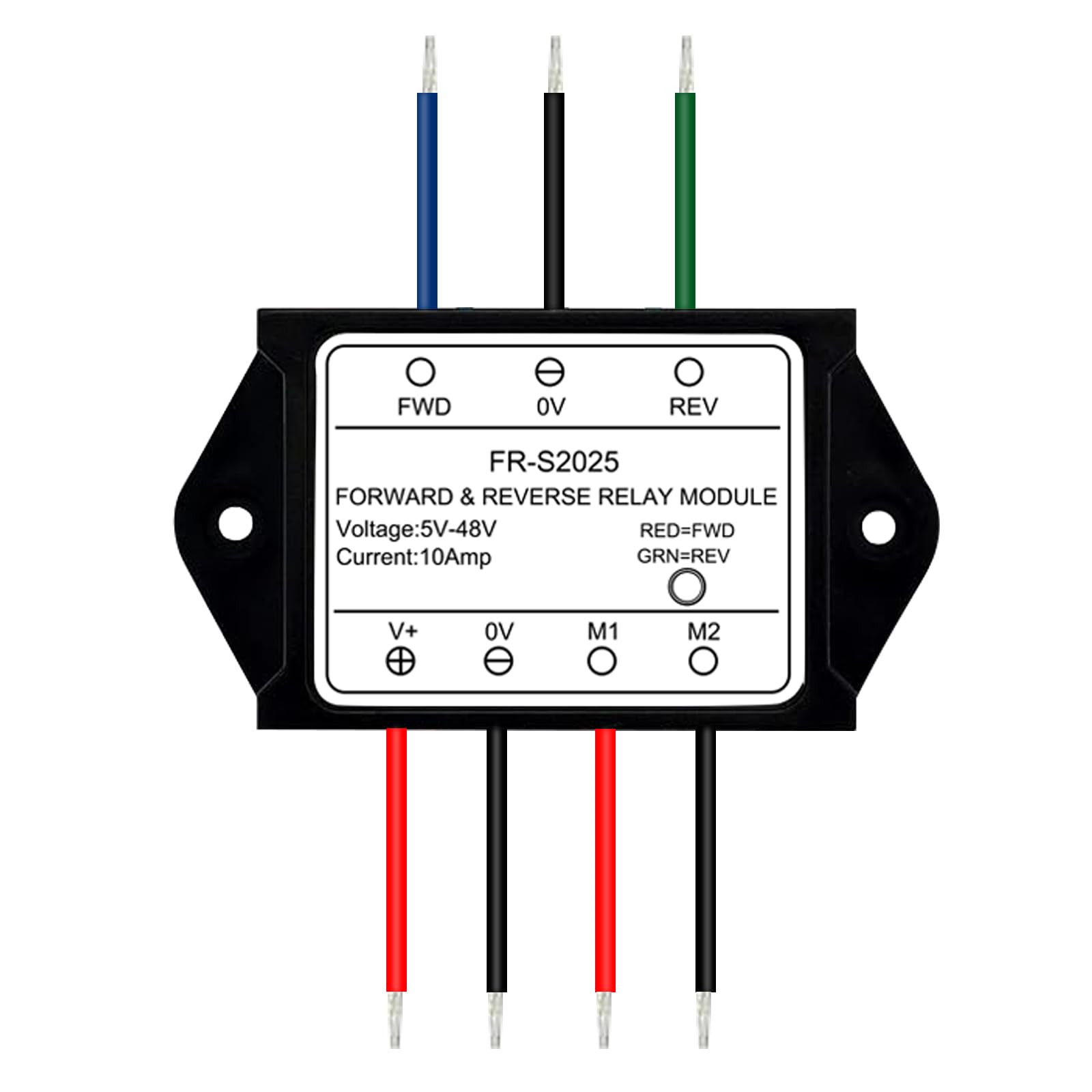 Forward Reverse Relay Module, DC 5V to 48V 10A