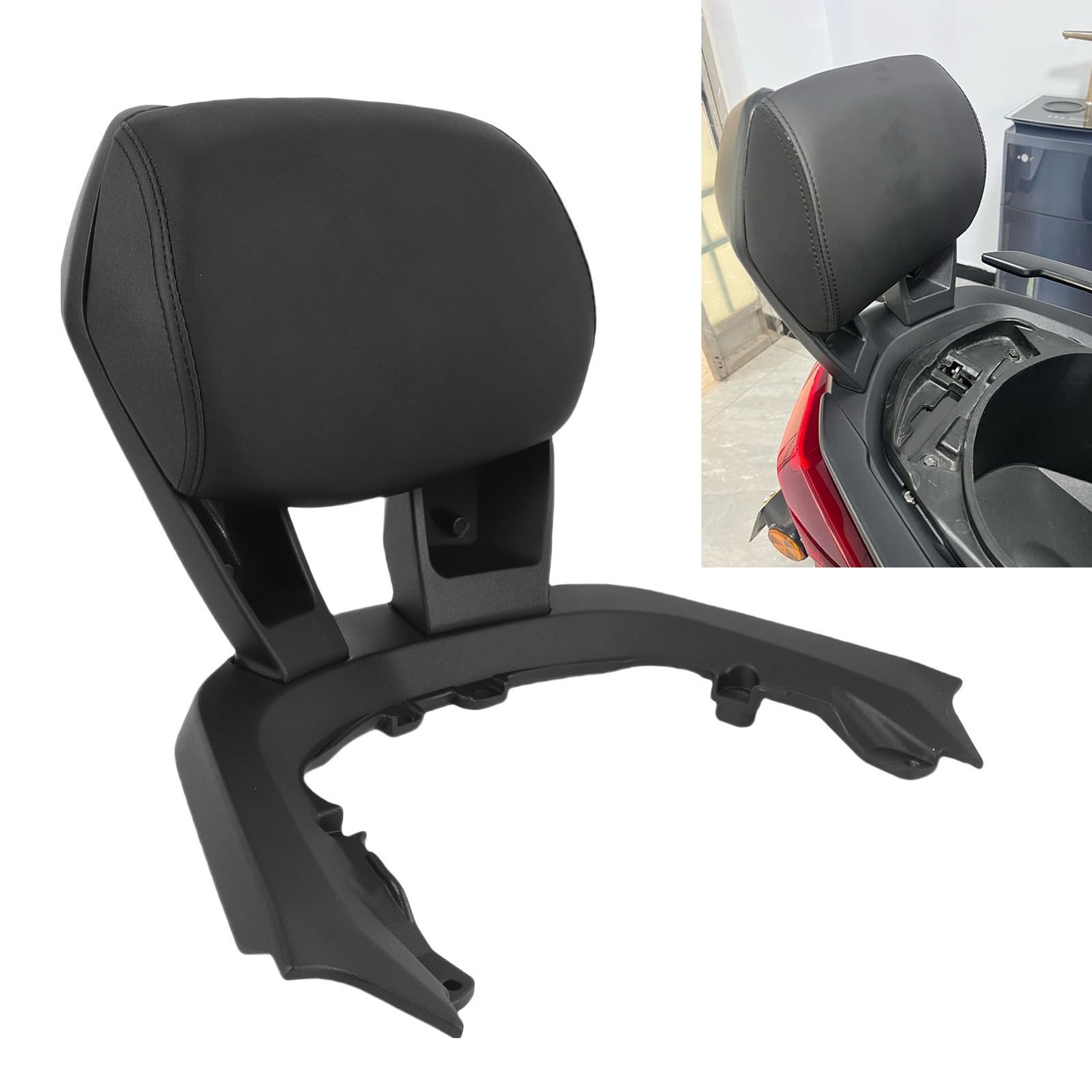 for XMAX300 xmax300 2023 2024 Rear Shelf Aluminum Alloy with Integrated Reserved Tail Box Rack backrest Hole Position Motorcycle Accessories XMAX300 2023 2024