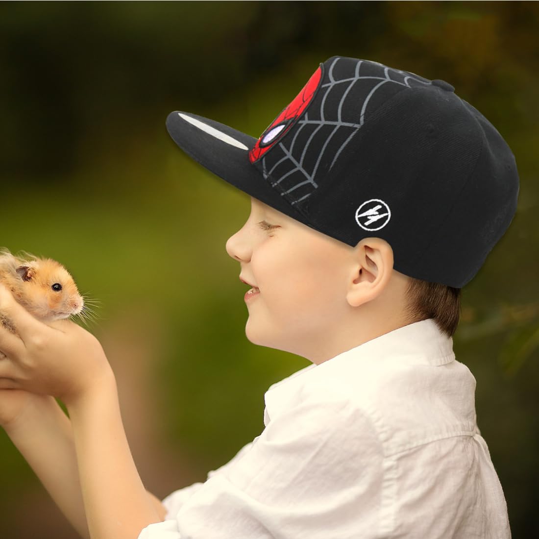 2 Stück Kinder Caps Jungen, Cartoon Cap, Spider Baseball Cap, Basecap Jungen, Snapback Cap, Schildkappe Kinder Alter 2-8 Jahre