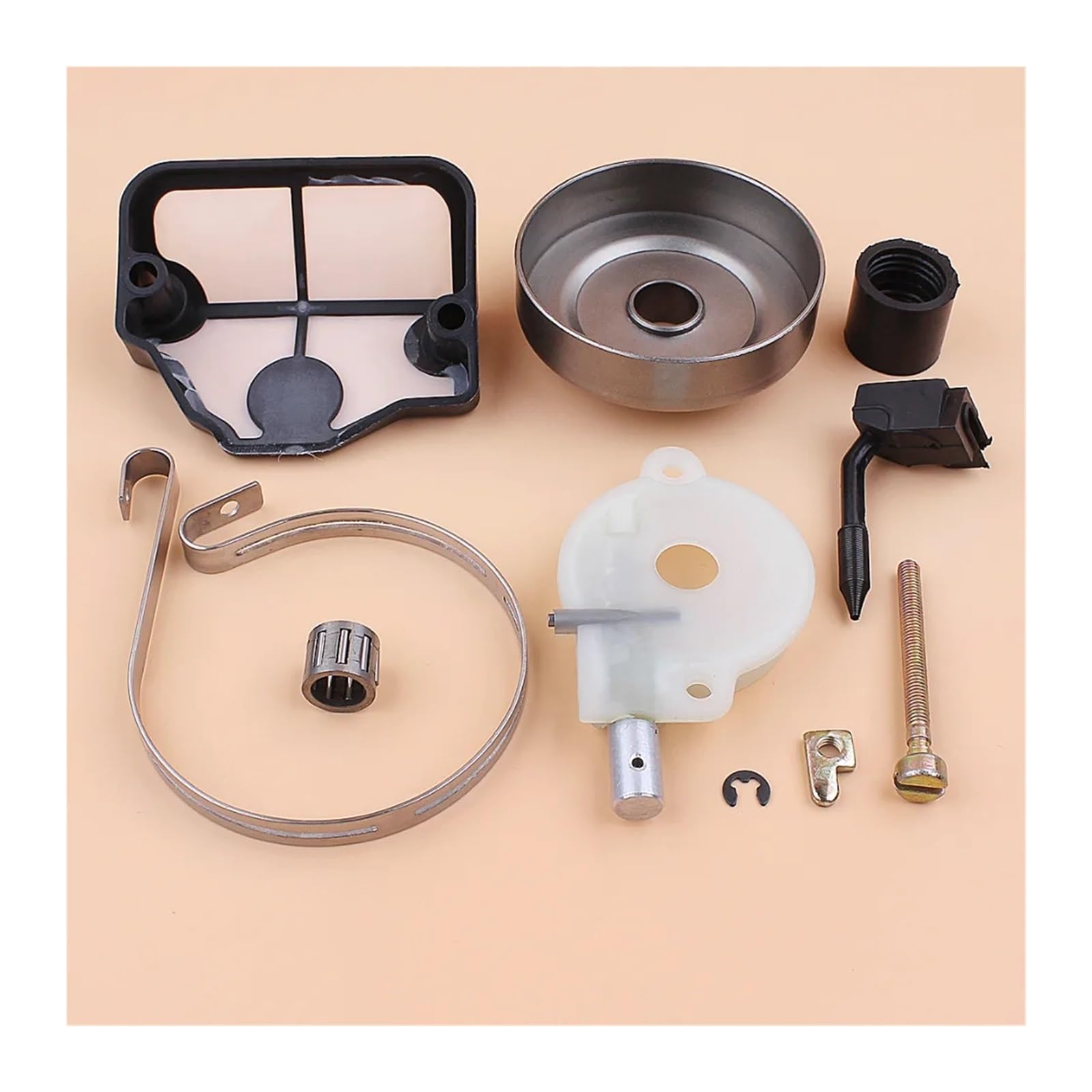 Kit tamburo frizione di ricambio, pompa olio, tendicatena e fascia freno adatti for motoseghe a gas 142 141 137 136 36 41