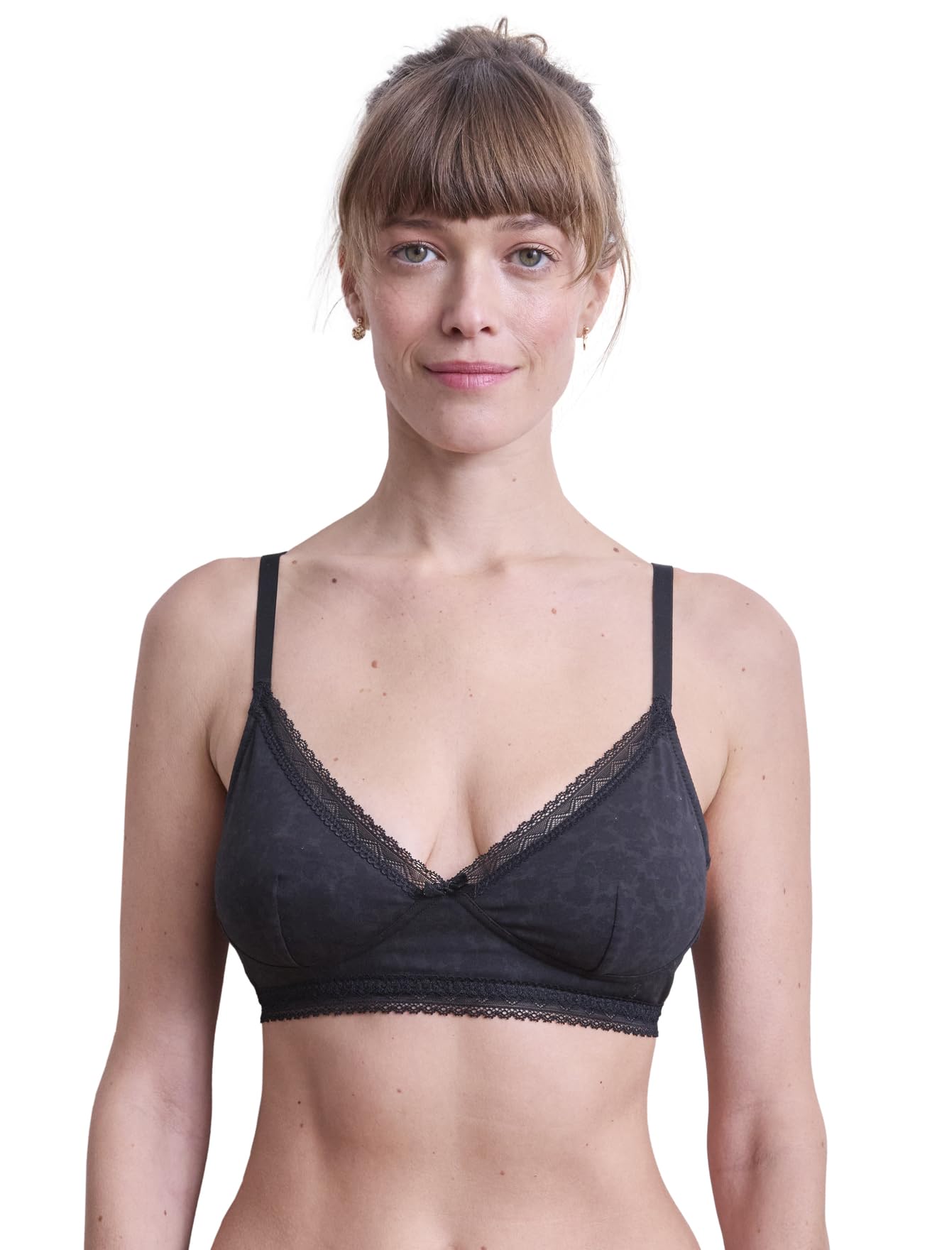 Vertbaudet 2er-Pack Umstands-BHS mit Bio-Baumwolle schwarz 80C