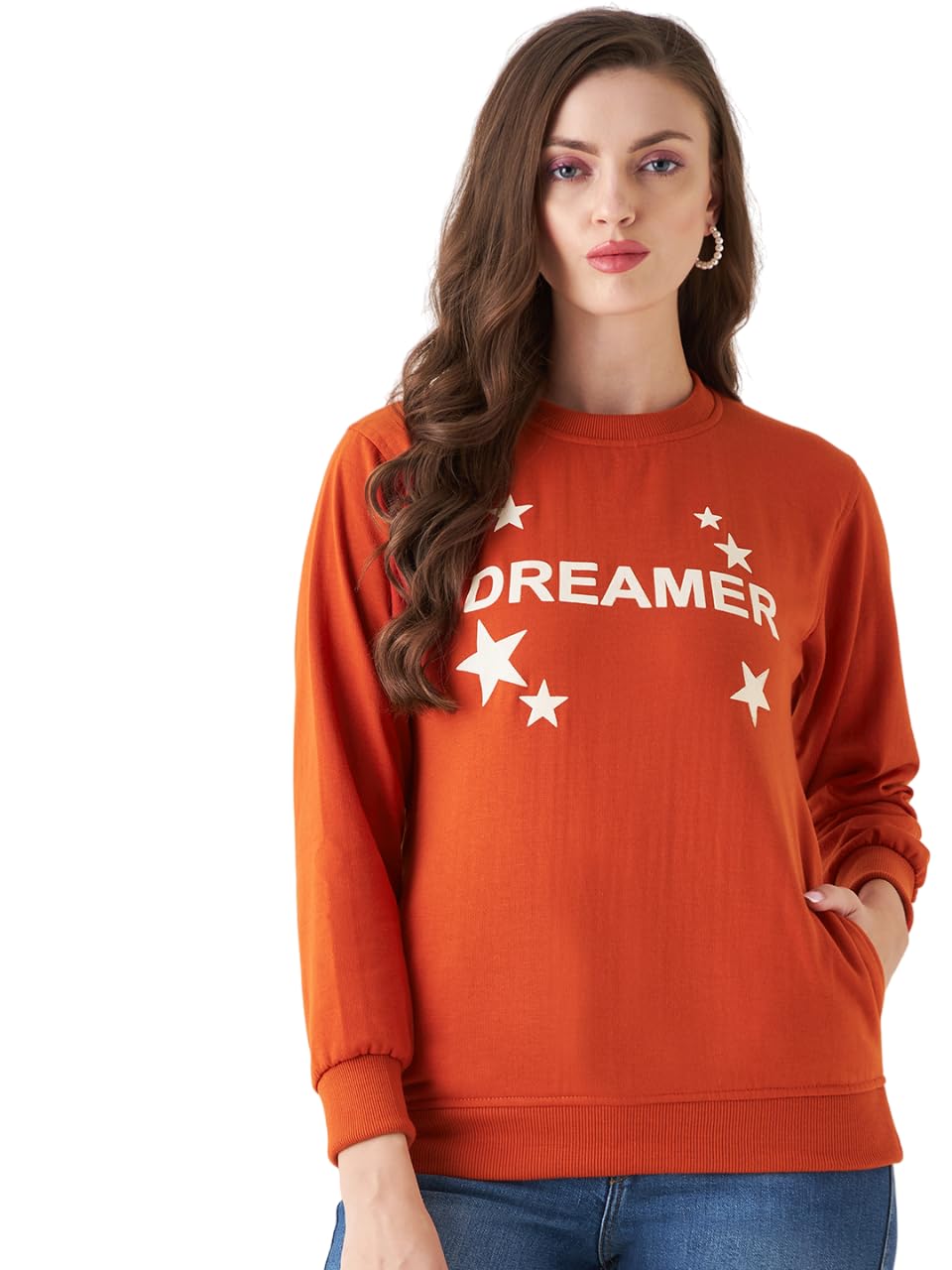 Women's Winter Printed Casual Sweatshirt