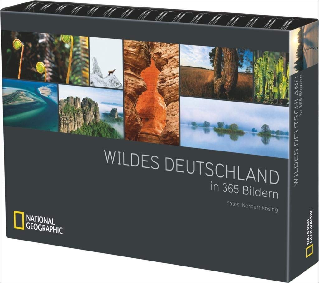 Wildes Deutschland in 365 Bildern: Tischkalender mit immerwährendem Tages-Kalendarium
