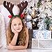 Fascigirl Christmas Antlers Headband, 6Pcs Xmas Headbands for Girls Christmas Party Hair Hoop Holiday Decorations Hair Accessories Birthday Gifts