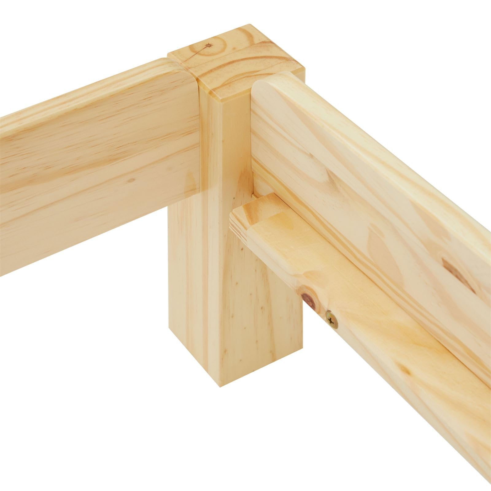 IDIMEX Lot de 2 Lits superposables RINO 80 x 190 cm, Lits Simples 1 Place, Couchage d'appoint, en pin Massif Vernis Naturel