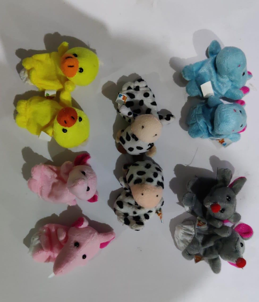 Buy Toyshine 10 Pc Plush Animals Finger Puppet Toys Mini Plush Figures Toy Assortment for Kids