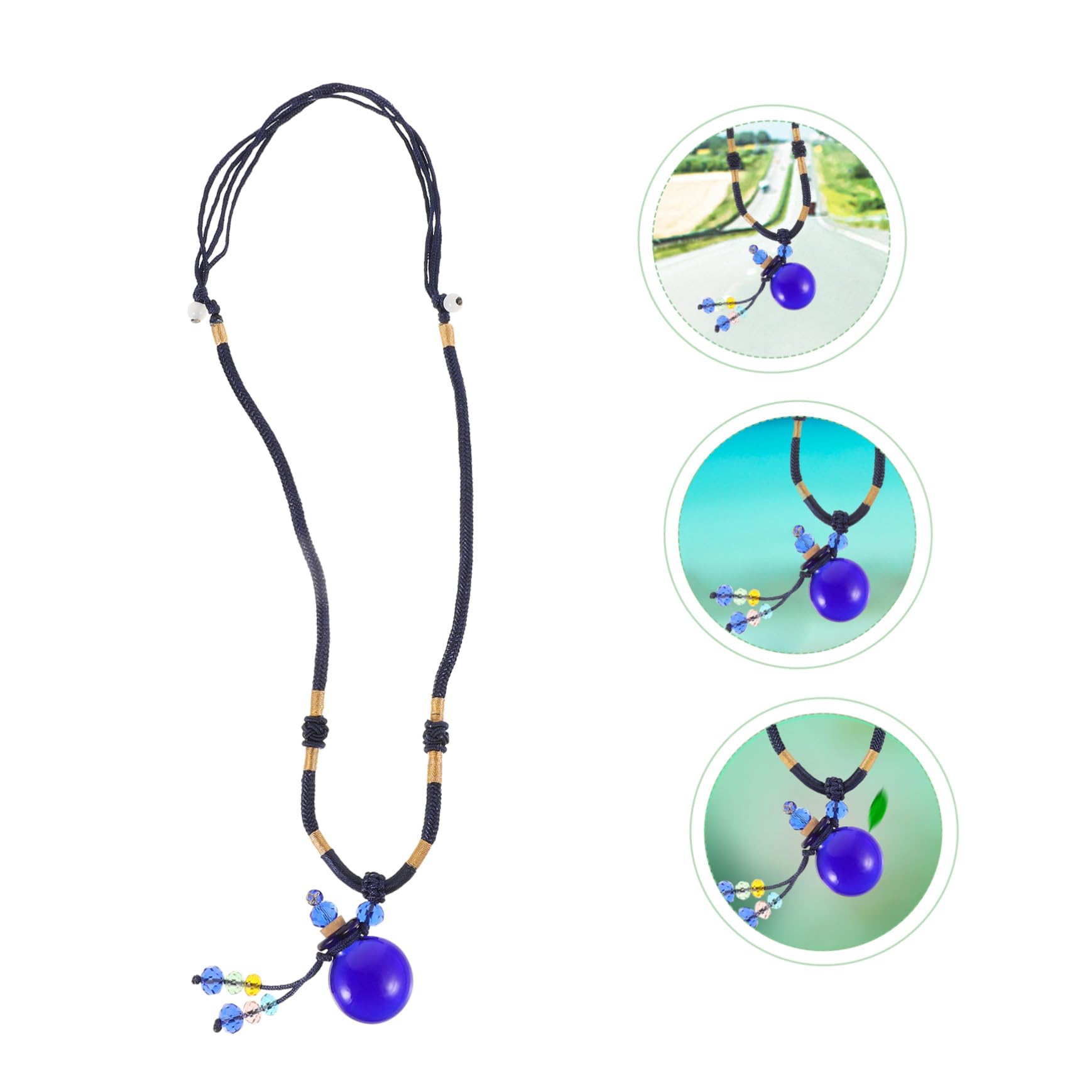 Collar De Botella De Aceite Esencial Contenedor De Perfumes Joyería Difusor Colgante Botella Collar es De Gargantilla Para De Vidrio