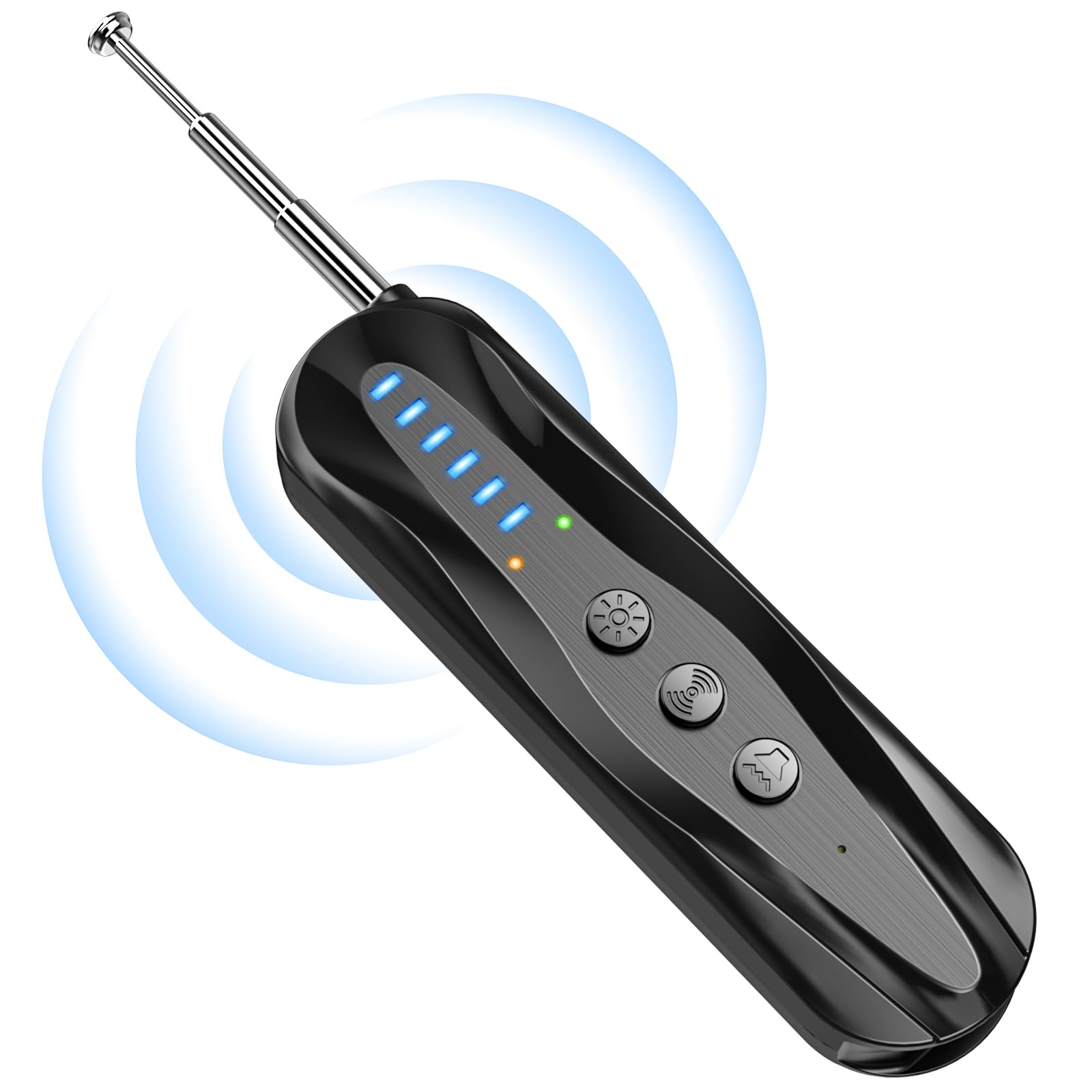 Detector de Cámaras Ocultas, Escáner de Señales RF Antiespía 5 en 1 y Detector de Rastreadores GPS, Detector Portátil de Dispositivos Ocultos para Viajes.