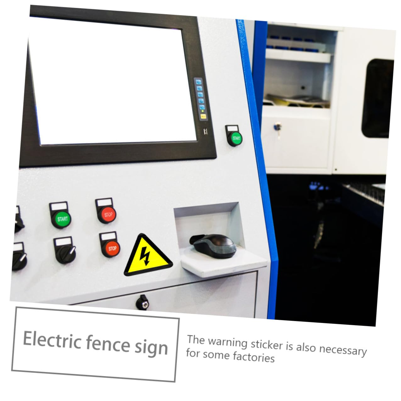 Lot de 20 Autocollants D'avertissement de Tension Électrique Jaunes Triangulaire, Adhésifs pour Équipement et Boîte Électrique, Signalisation de Sécurité pour Maison et Jardin