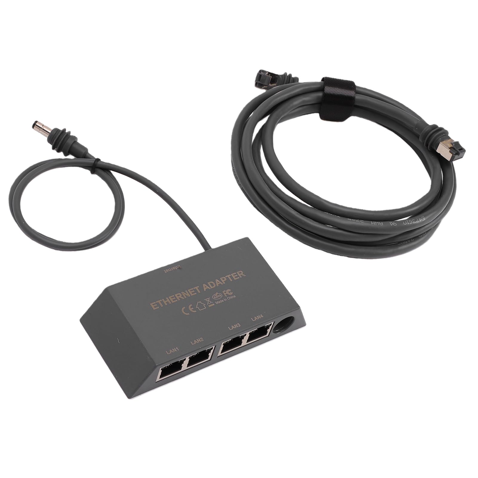 PUSOKEI Adattatore Ethernet a 4 Porte |Connessione Veloce e Stabile per Internet Mini Satellitare di Terza Generazione