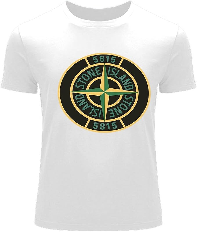 New Stone Island Logo Classic For Men's T-Shirt Tee Outlet : Amazon.it:  Abbigliamento
