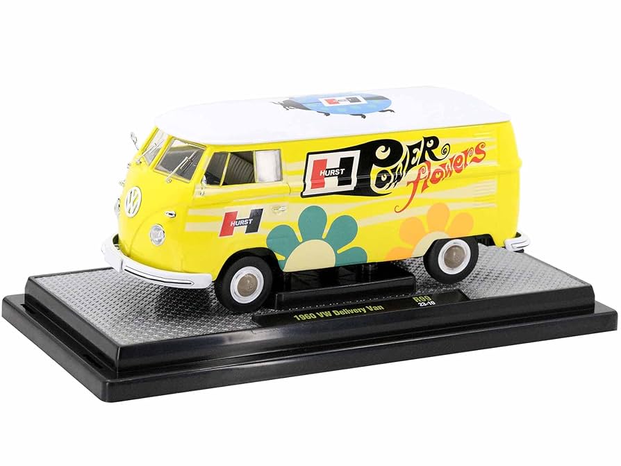 Amazon.com: M2 1960 Delivery Van Yellow with Bright White