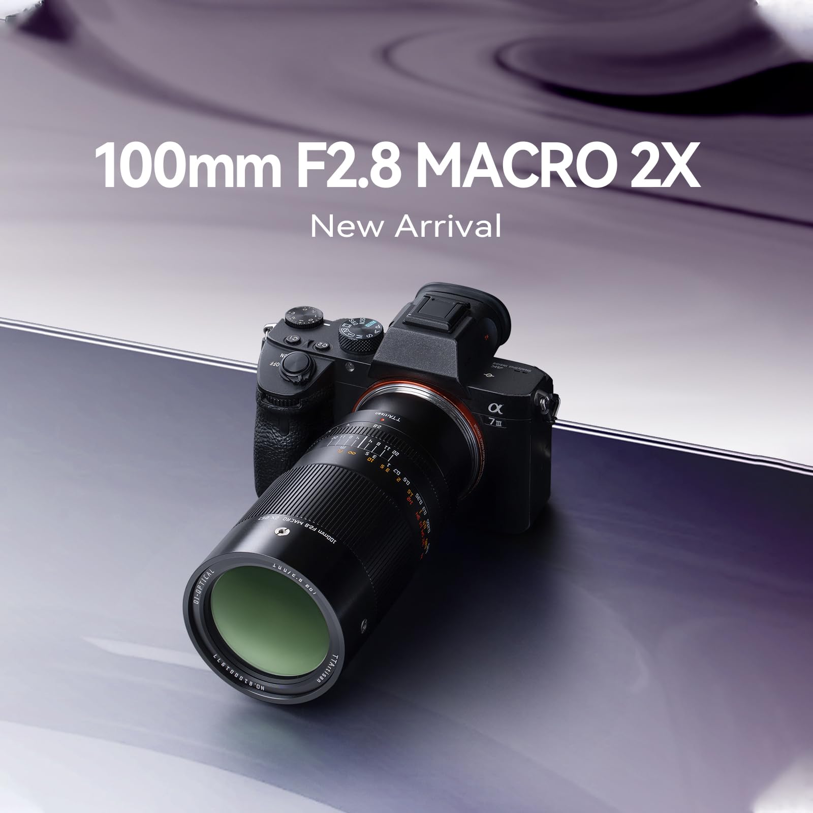 TTARTISAN 100mm F2.8 Macro 2X Camera Lens for Sony E Mount Full