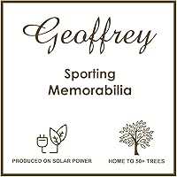 Vista 5 de Geoffrey Balón de fútbol vintage de 32 paneles, 100% piel de vaca con base de madera, marrón tostado y marrón oscuro, blanco y negro, antiguo Br I