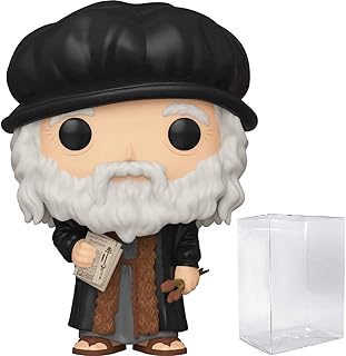 Leonardo Da Vinci Pop Icons: History Vinyl Figure (Includes Compatible Ecotek Pop Box Protector Case)