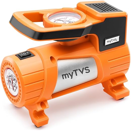 myTVS Car Tyre Inflator 100 Psi 12V DC