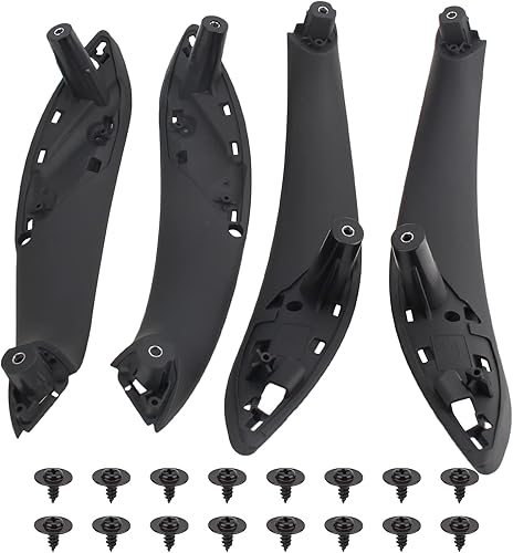 Carbhub Juego de 4 tiradores de puerta delantera trasera izquierda para BMW 320 328 330 335 M3 F30 F31 F34 F80 428 435 M4 F32 F33 Reemplazo para