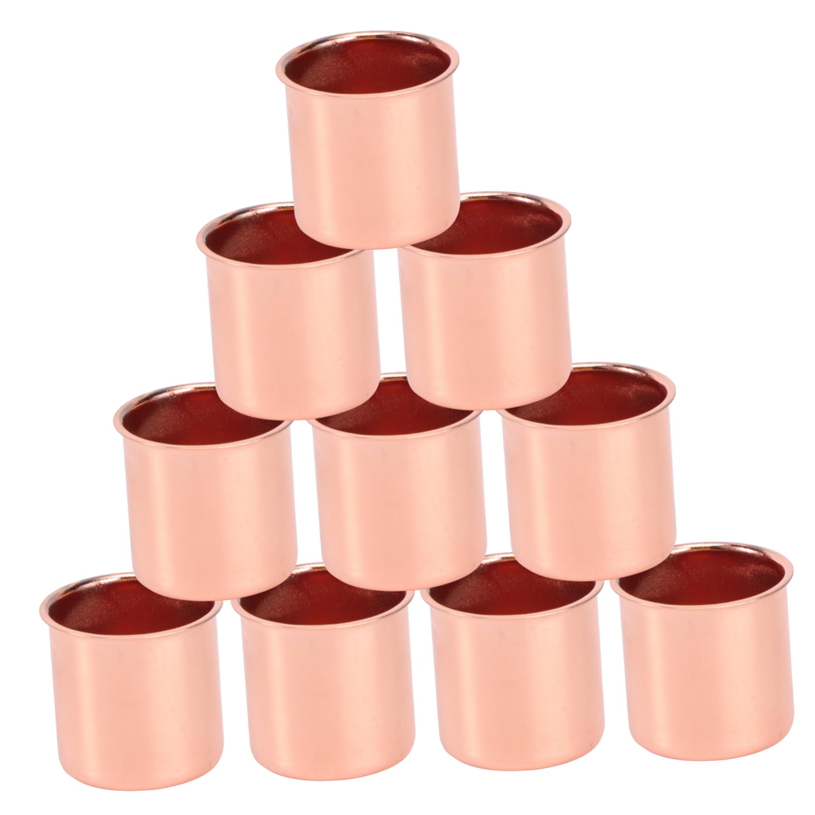Cabilock 20pcs Metal Candle Holder Desktop Decor Round Tray Candlestick Candle Drip Cup Candle Cups Round Candles Candle Tins Halloween Candles Table Tray Iron Dining Table Candle Holders