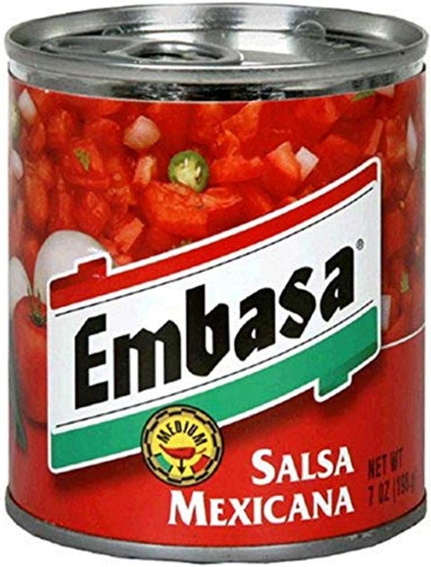 Embasa Salsa Mexicana, 7-Ounce Cans (Pack of 12)