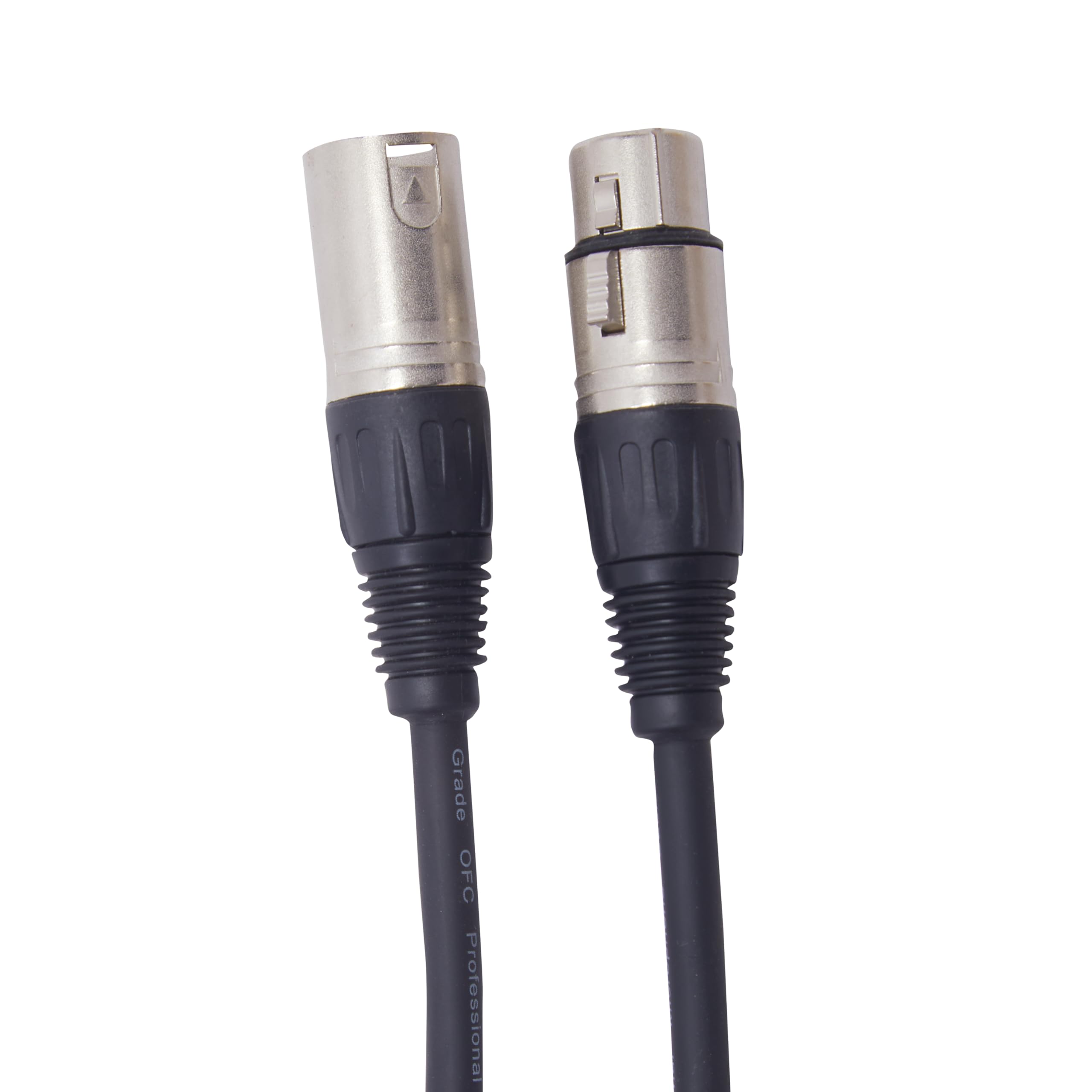 Profesional quality, XLR Male to XLR Female Balanced Microphone Cable- Black 6M / 20ft-image-7