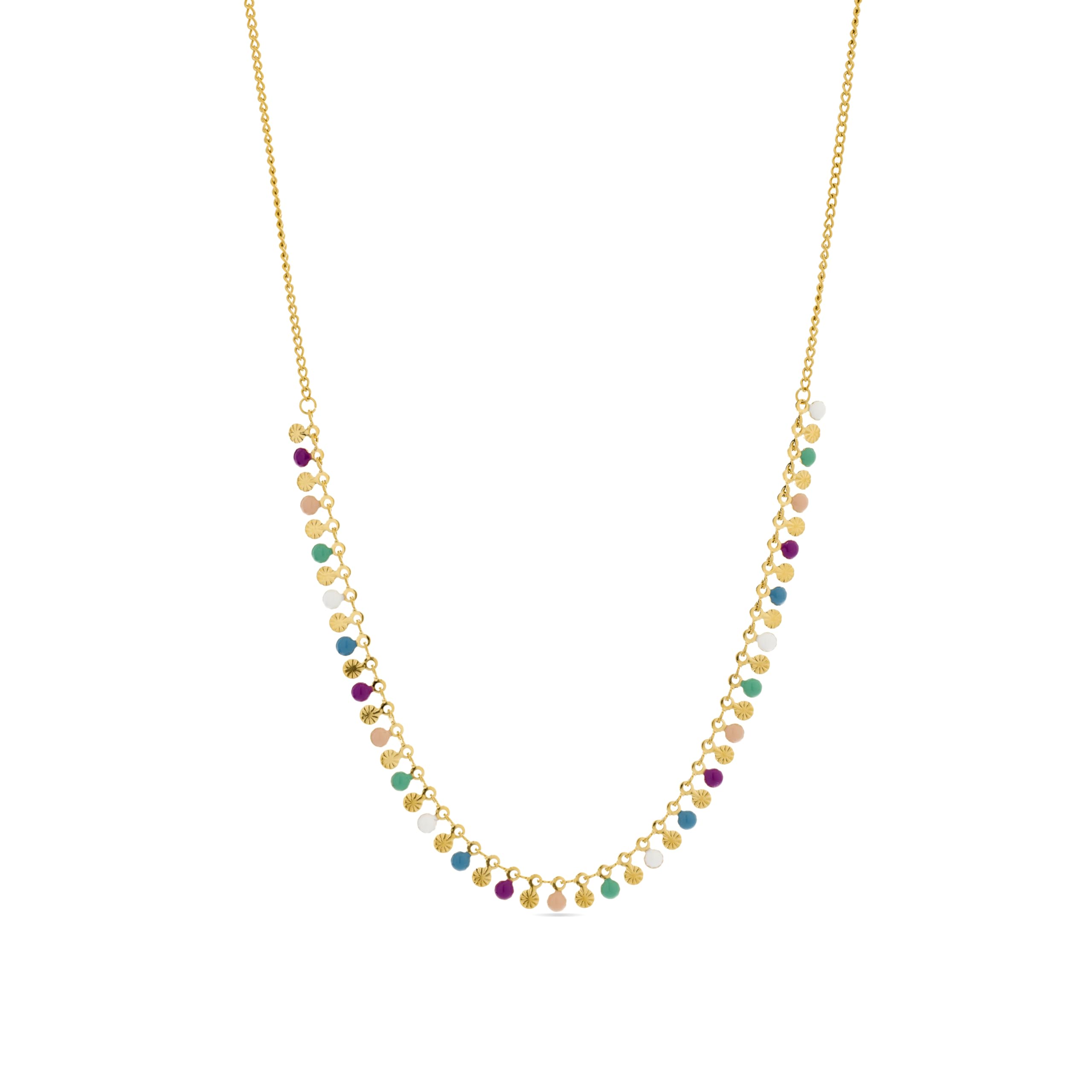 Collana LUXENTER rifinita in oro giallo 18 carati - Haraim