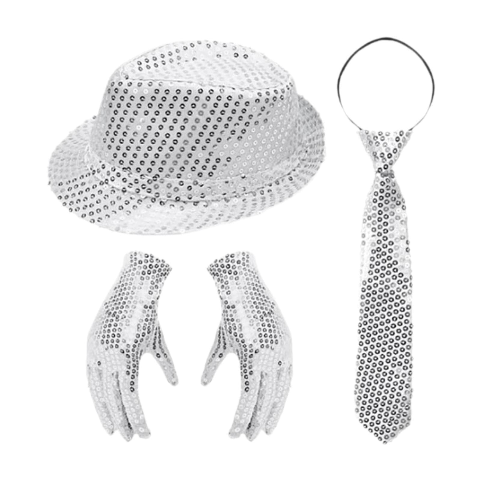 Disco Cowboy Hat Sequins Fedora Hat for Festival Stage Performance Men Women Style B-image-21