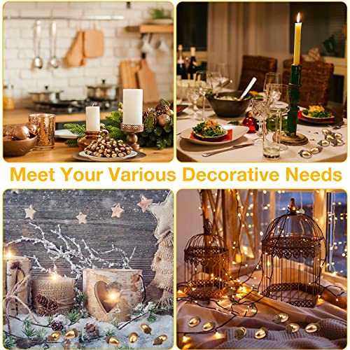 150 Pieces Gold Artificial Acorn Simulation Small Acorn With Cap Foam Acorns For Crafts Fake Acorns For Decoration Fall Acorn Table Decor For Thanksgiving Day Wedding Fruit Diy Crafting Decorations #TOP5