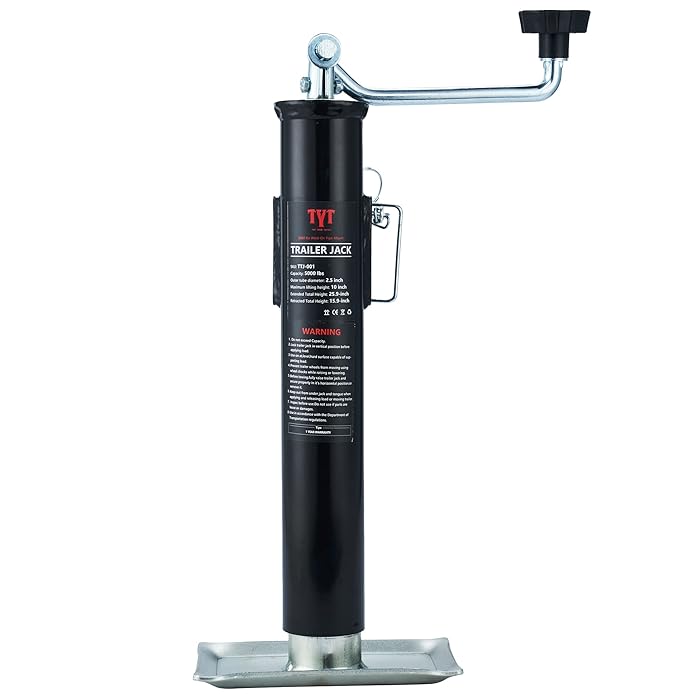 Buy TYT Brands WeldOn PipeMount Swivel Trailer Jack, 5,000 lbs. 10