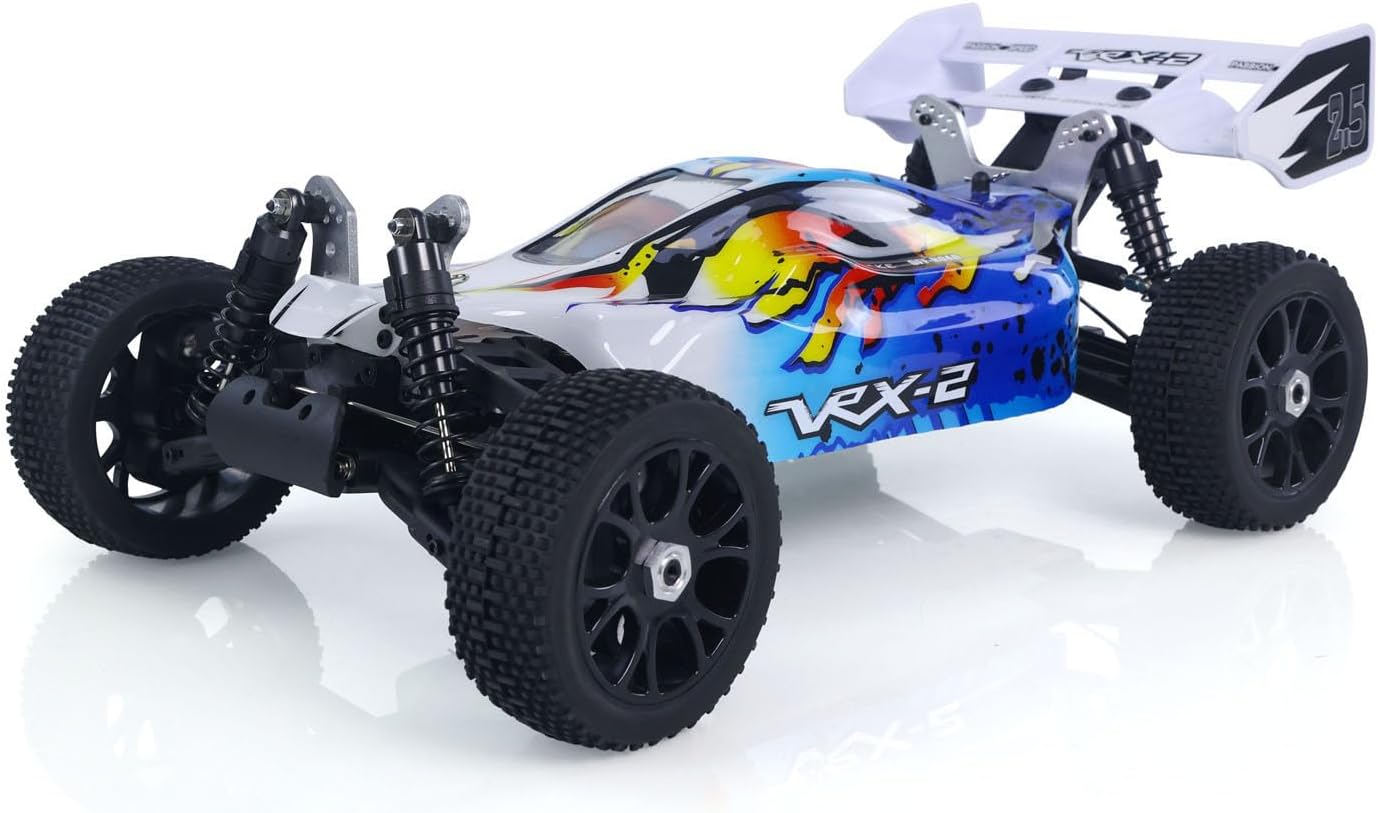 TOUCAN RC HOBBY 1/8 VRX RH812 Remote Control Off Road Vehicle AWD High Speed RC Model Car 6KG Servo Metal Upper Control Arms Rear Wing Charger