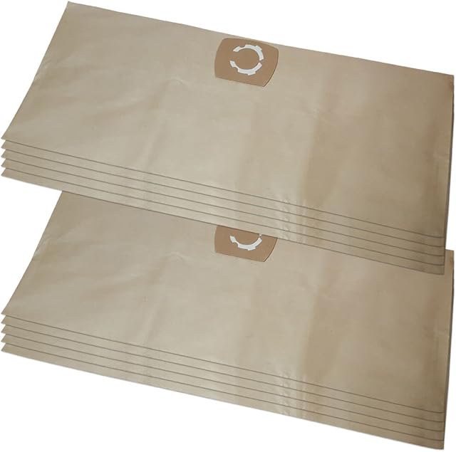MohMus 10 Vacuum Cleaner Dust Bags For PARKSIDE PNTS 1400 A 1, A1, B 1, B1, PNTS 1500 A 1, A1, PNTS 30/.