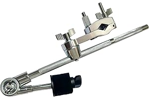 Cymbal Stand Holder Clamp for Precise Arm Extension and Secure Mounting of Drums