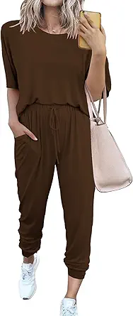 PRETTYGARDEN Women's Two Piece Sets 2025 Summer Spring Jogger Pants Travel Vacation Lounge Outfits Airplane Matching Clothes