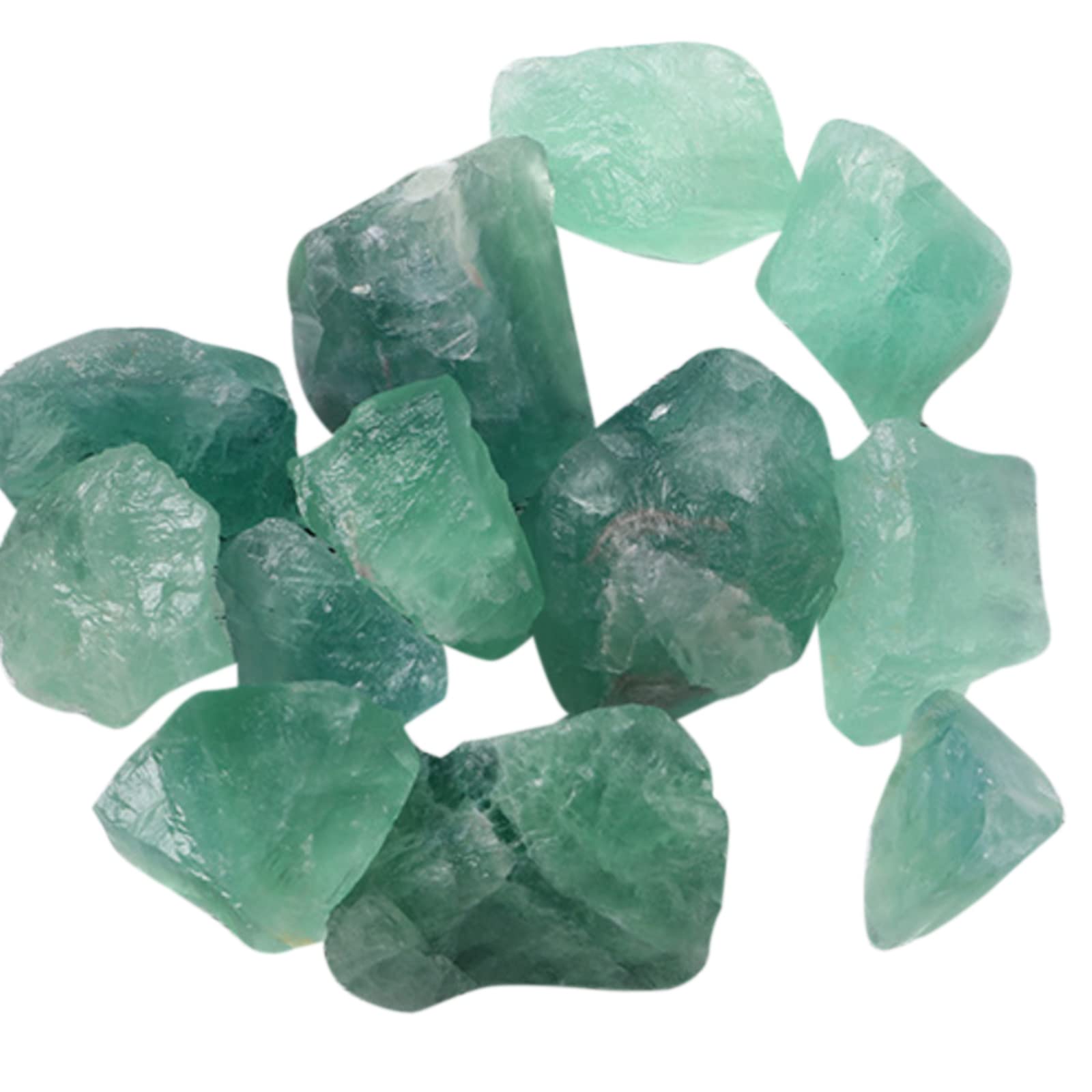 Pepisky 100g Green orite Crystal Natural Raw Stones Aromatherapy Incense Stone Ornaments for Home Decoration Wicca & Reiki Crystals Healing