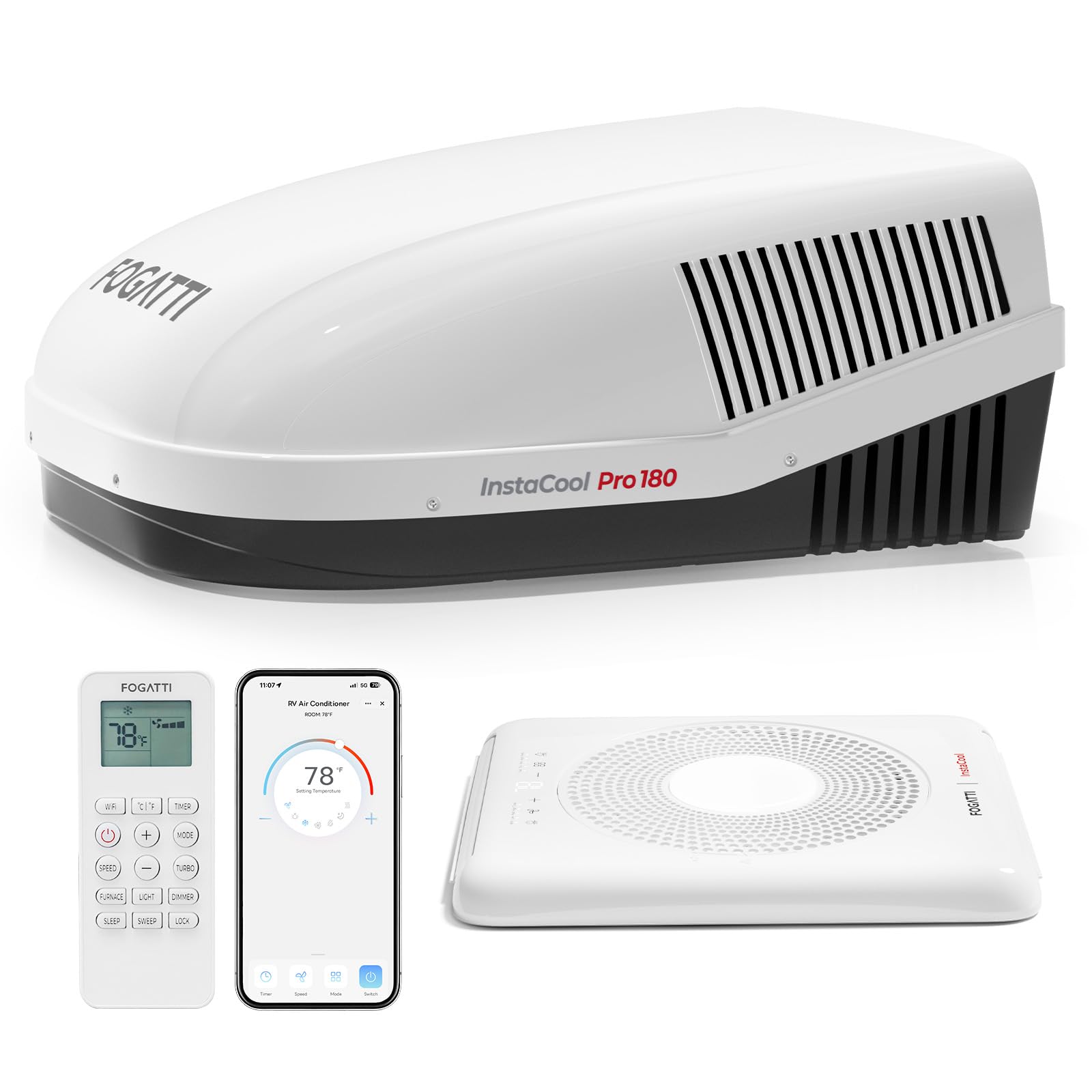 FOGATTI 18,000 BTU Ducted RV Air Conditioner