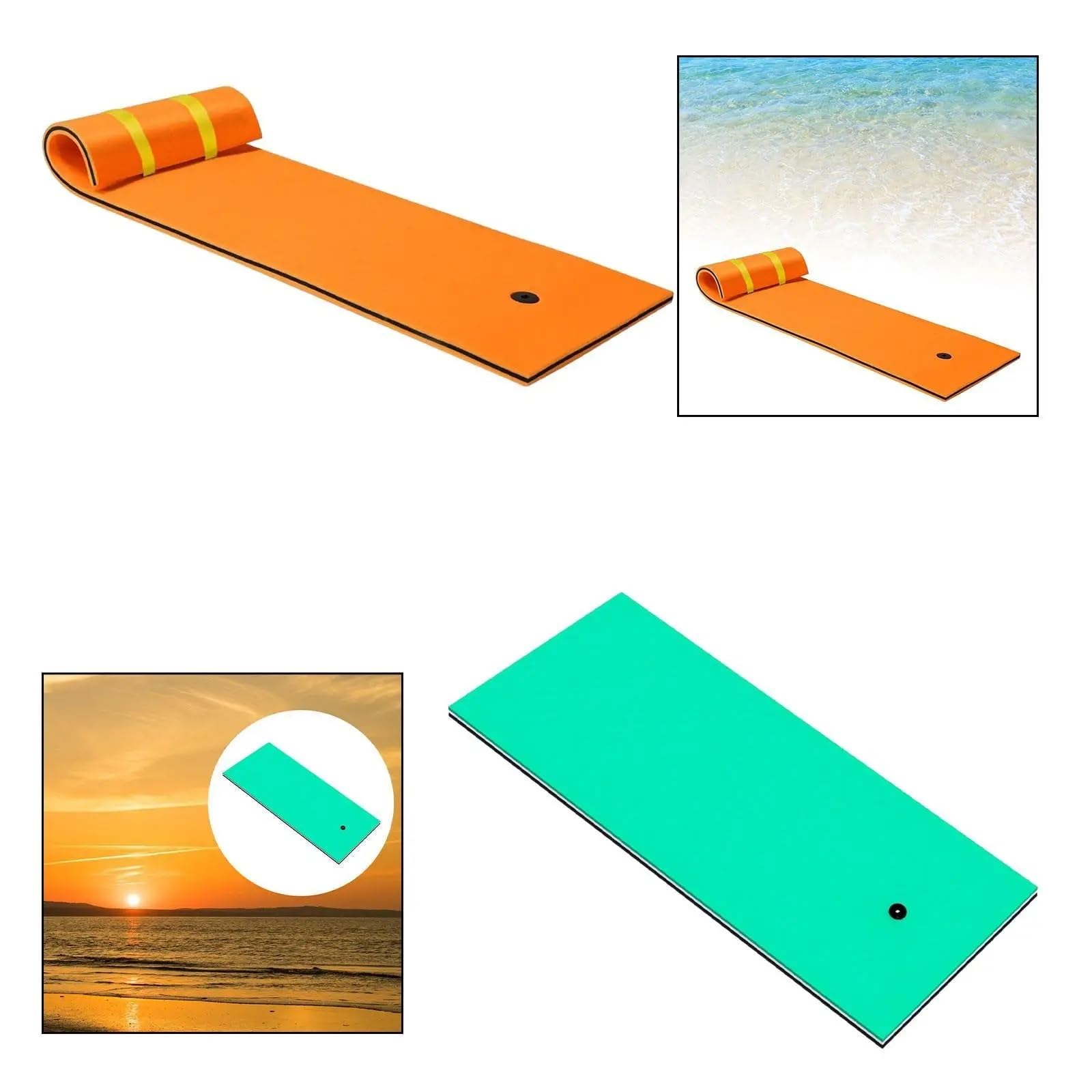 tappeto galleggiante Materassino galleggiante for piscina, zattera, coperta in schiuma, materassino for acqua, for estate, fiume, mare