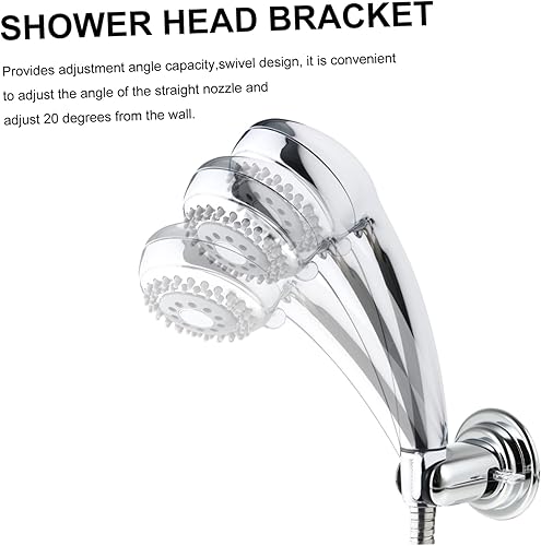 Miniatura 2 de YARNOW Soporte de cabeza de pie para cabezal de ducha, cabezal portátil, manguera flexible, soporte para maquinilla de afeitar para soporte