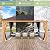YOLENY 12' x 16' Hardtop Gazebo, Wood Looking Gazebo with Aluminum Frame and Single Galvanized Steel Roof, Outdoor Permanent Metal Pavilion with Curtains and Nettings for Deck, Backyard and Patio