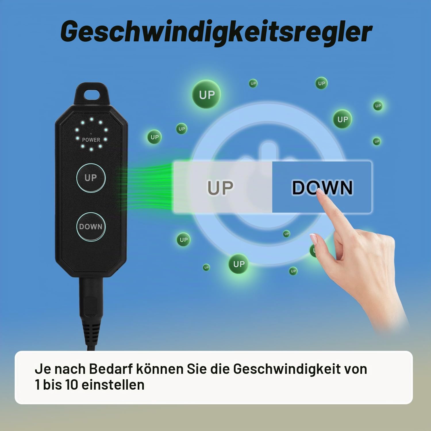 250mm Industrielle Abluftventilator, mit PWM Regelbar Wandlüfter 1280m³/h Auspuffventilator für Heizung,Kühlung, Booster, Belüftung und Abluftgebläse.