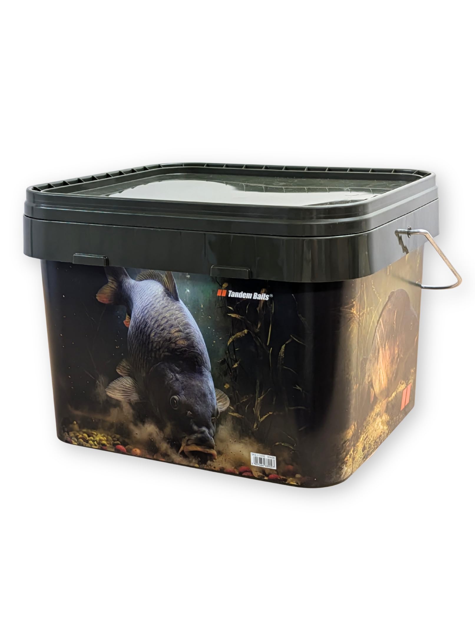 Tandem Baits Seaux de Pêche Carpe avec Couvercle 10l