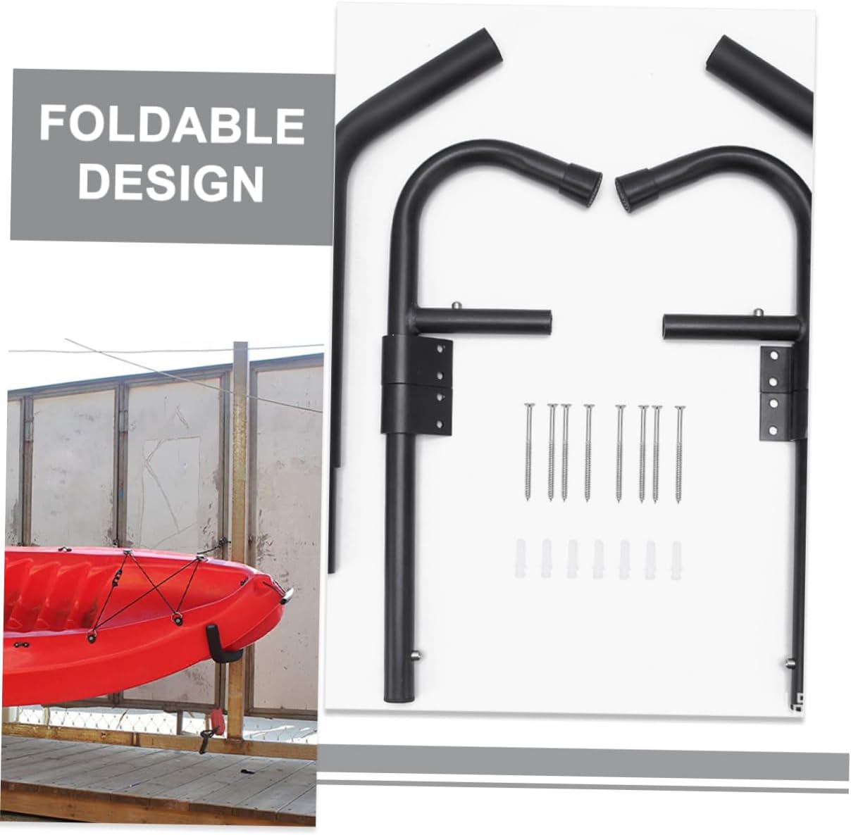 VICASKY 2sets Kayak Wall Mount Racks Garage Ceiling Storage Hangers for Kayaks Canoes