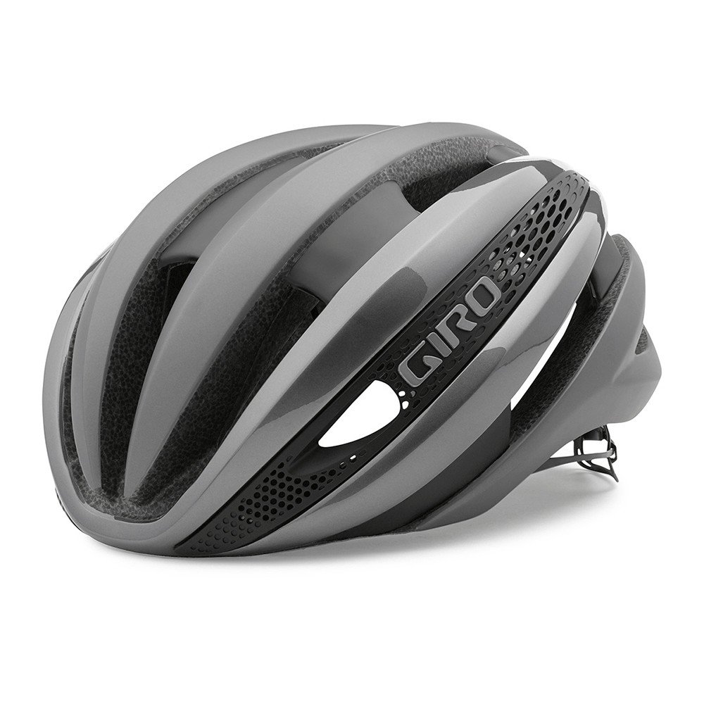 Giro Casco da bicicletta Synthe Mips, Unisex, Fahrradhelm Synthe Mips, Titanio / argento, L