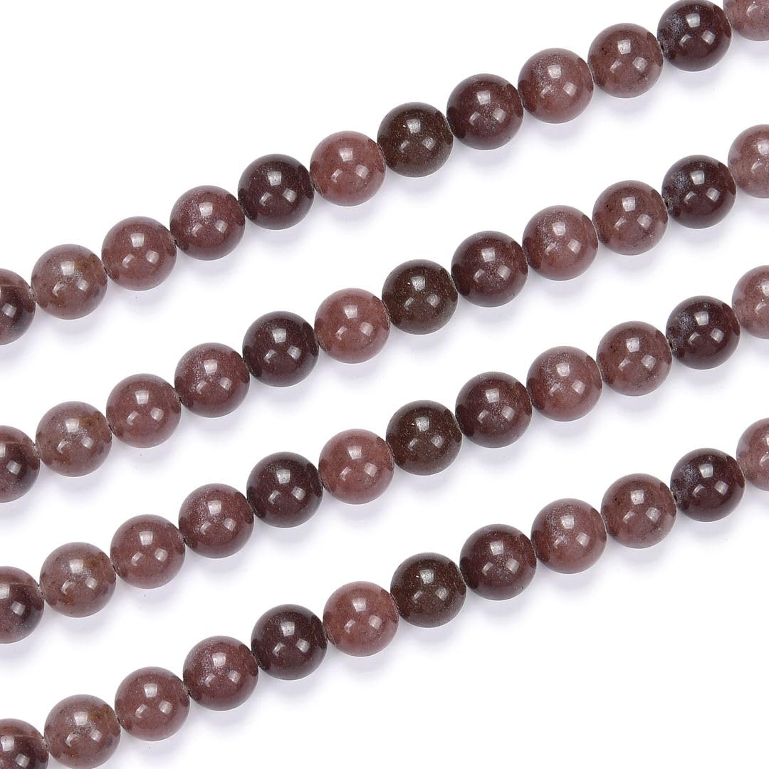 120pcs Adabele Natural Purple Aventurine Gemstone 6mm Round Beads