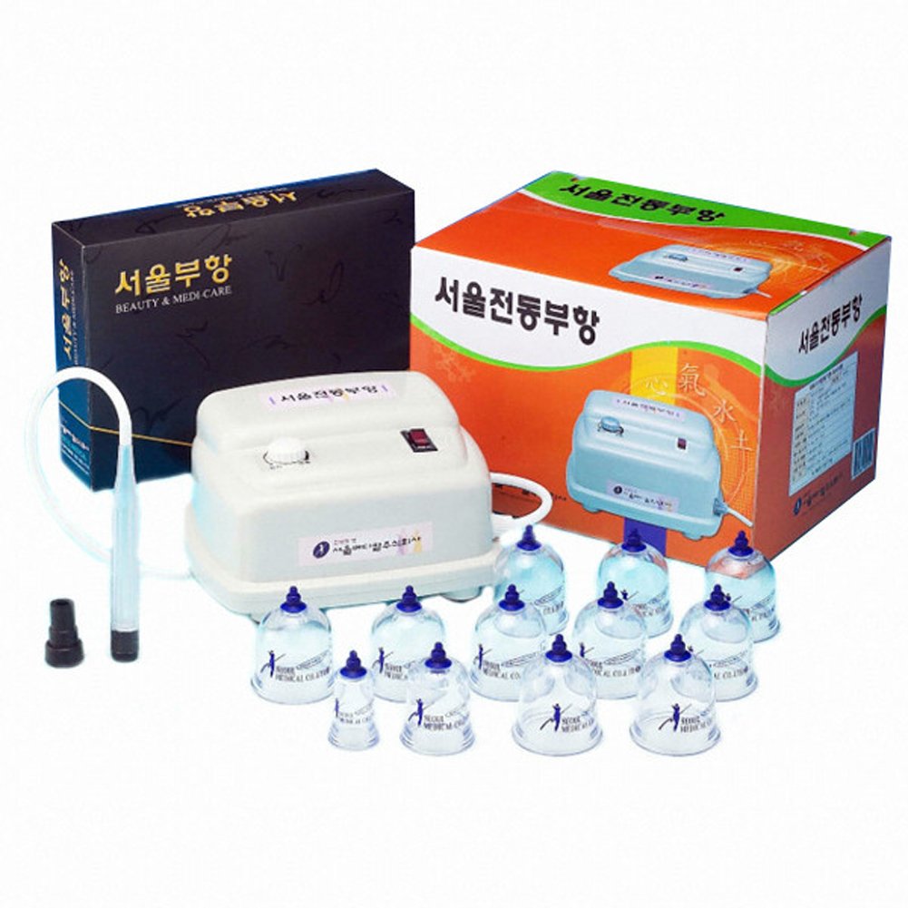 Massage Cupping Set Automatic Body Vacuum Therapy Buwhang 220V