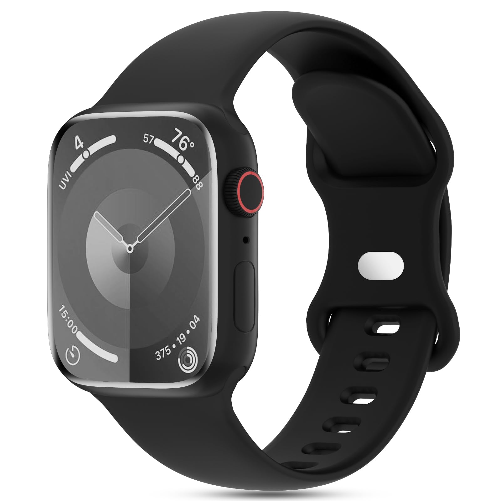 DYKEISS Silicone Sport Bands Compatible with Apple Watch Band 38mm 42mm 40mm 44mm 41mm 45mm 49mm, Soft Waterproof Strap Replacement Wristband for iWatch Bands Series 9 Ultra 8 7 SE 6 5 4 3 2 1 Women (B0CBQ9264S) Amazon Price History, Amazon Price Tracker
